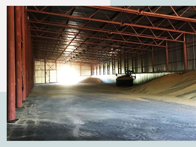 Строительство зернохранилищ в Выксе