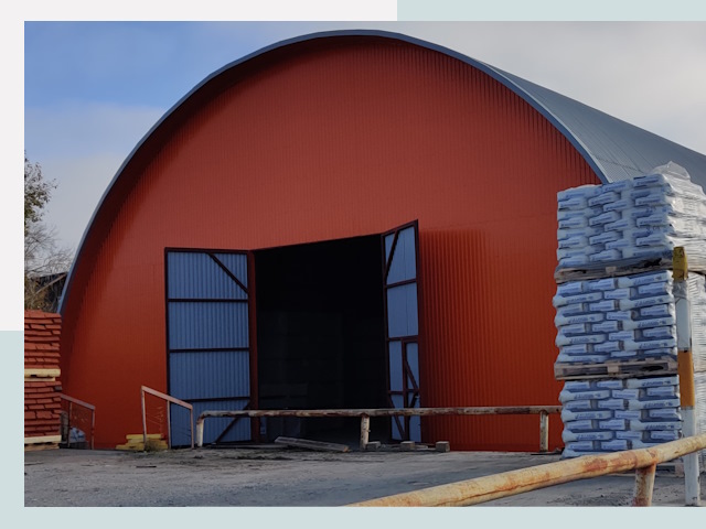 Полукруглые ангары по цене от 622 руб. в Выкса