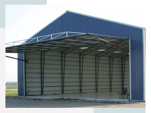 Прямо стенные ангары в Выксе