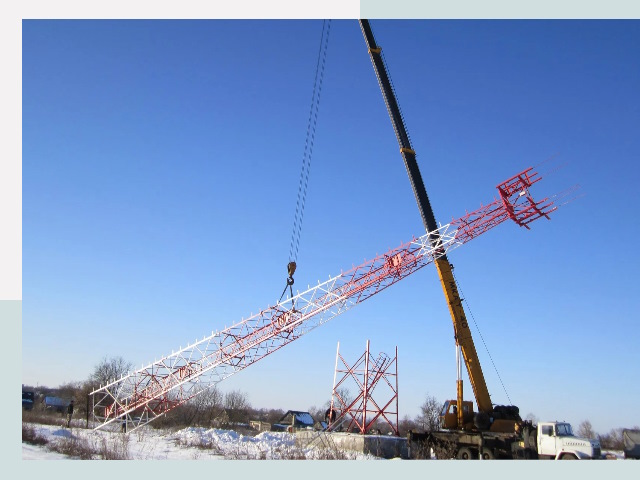 Строительство башен связи в Выксе от 622 руб.