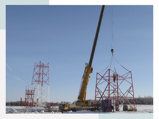 Монтаж вышек связи в Выксе