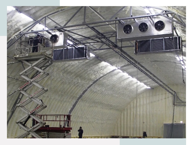 Оснащение ангаров в Выксе