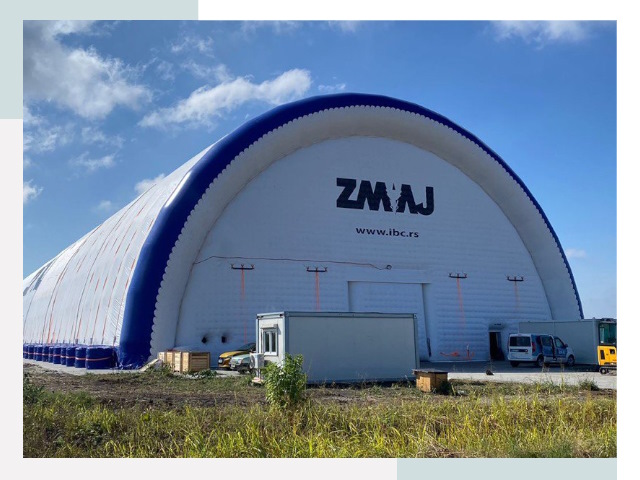 Брендирование ангаров в Выксе