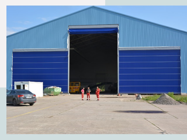 Ангарные ворота в Выкса от СтальСтрой-Вкс по цене 622 руб.