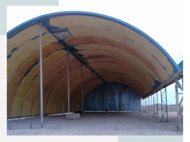 Реконструкция ангаров в Выксе