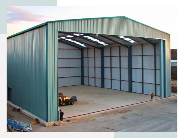 Строительство ангаров в Выксе