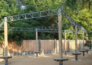 Терраса из металлоконструкций под ключ, проектирование, изготовление и монтаж от СтальСтрой-Вкс